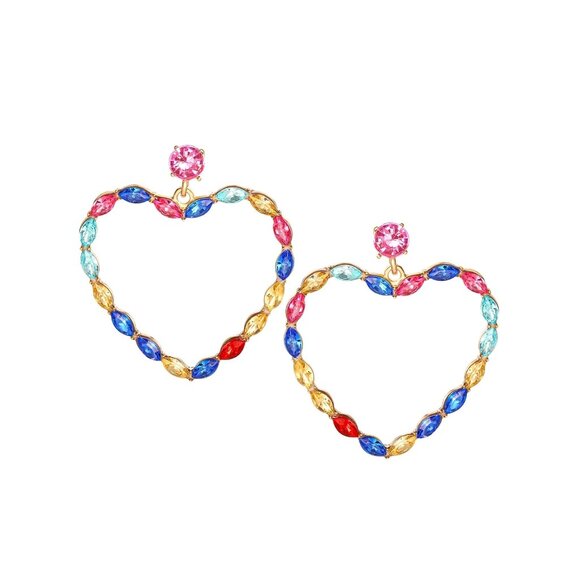 Jessica Simpson‎ Heart Drop Earring - Picture 1 of 8
